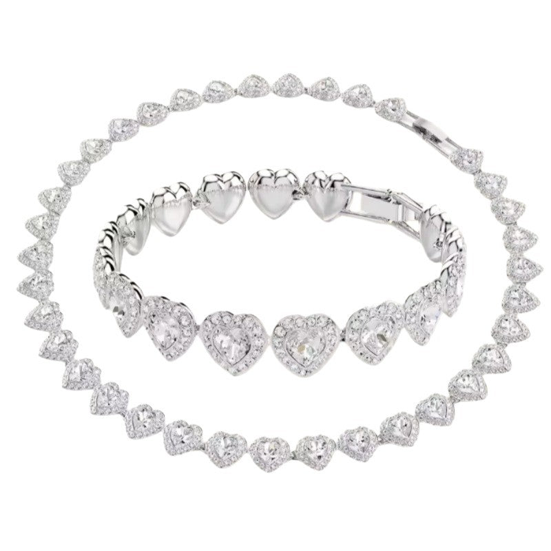 Women's Luxury High-grade Love Elements Three-piece Series Necklaces