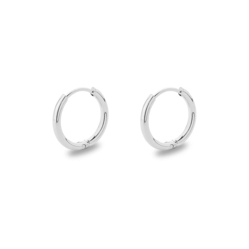 Titanium Steel Stainless Coil Trendy Arc Glossy Ear Buckle