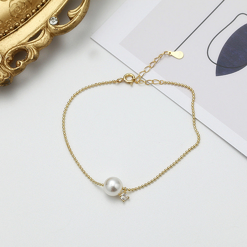 Perfect Circle Pearl Gift Gifts For Moms Ball Bracelets