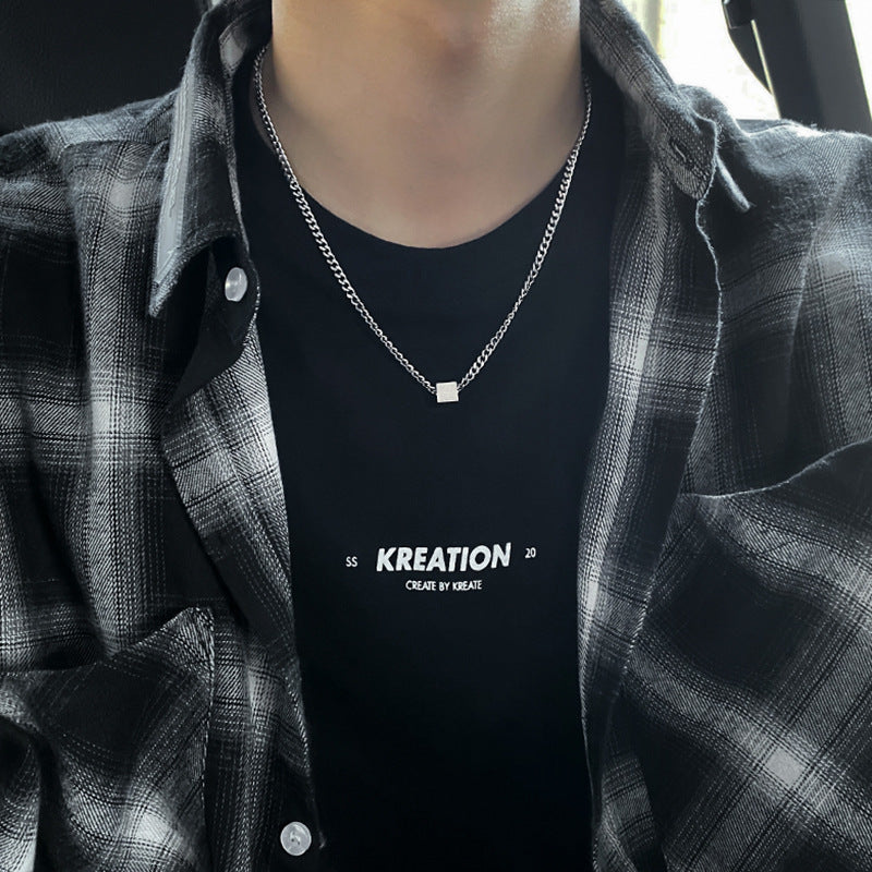 Women's & Men's Niche Design Trendy Clavicle Chain Simple Hip Hop Necklace