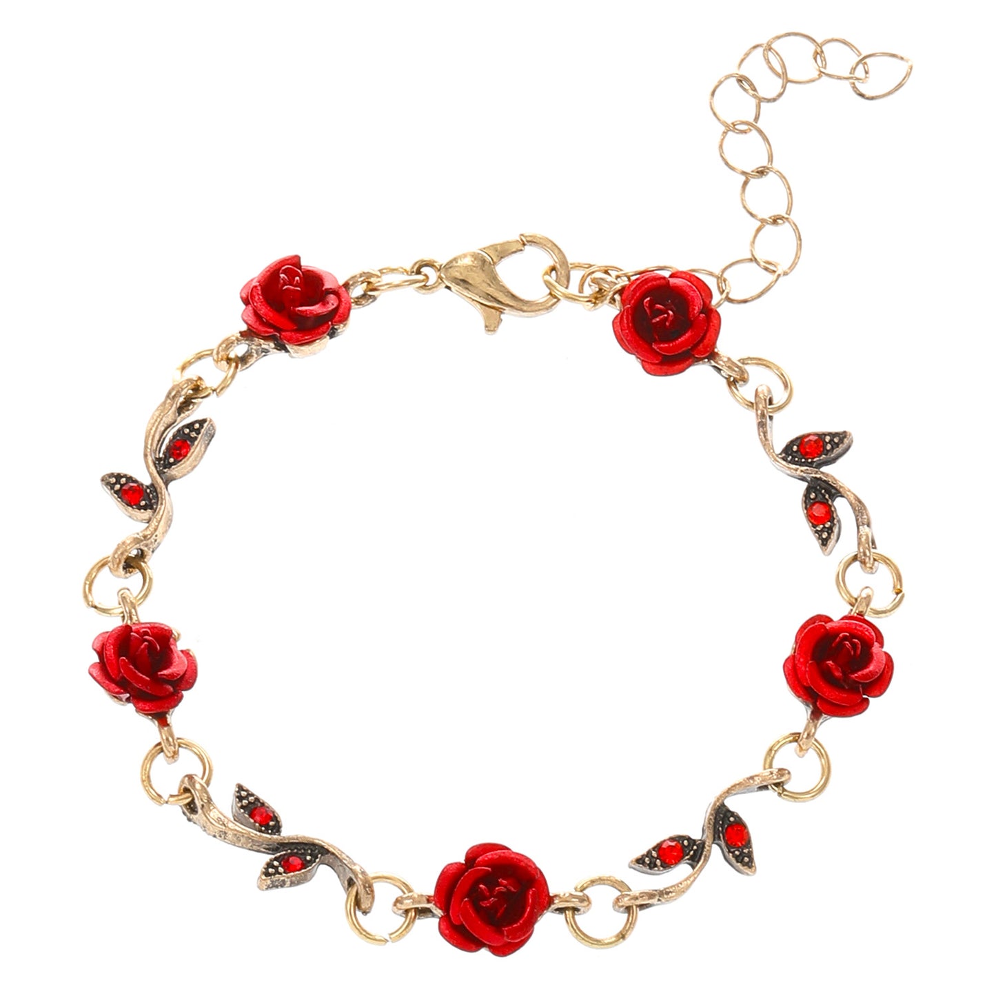 Retro French Rose Flower Female Graceful Personality Necklaces