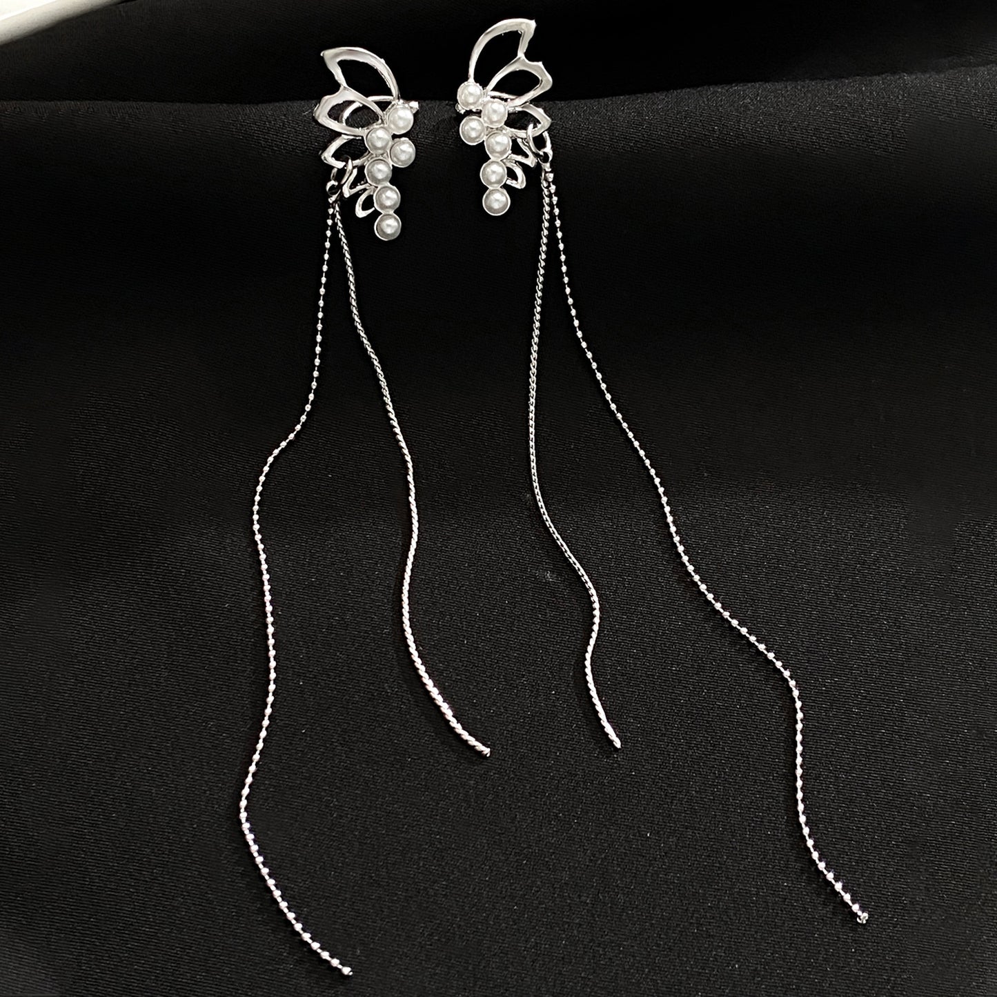 Women's Long Fringe Fashionable High-grade Design Sense Exaggerating Unique Earrings