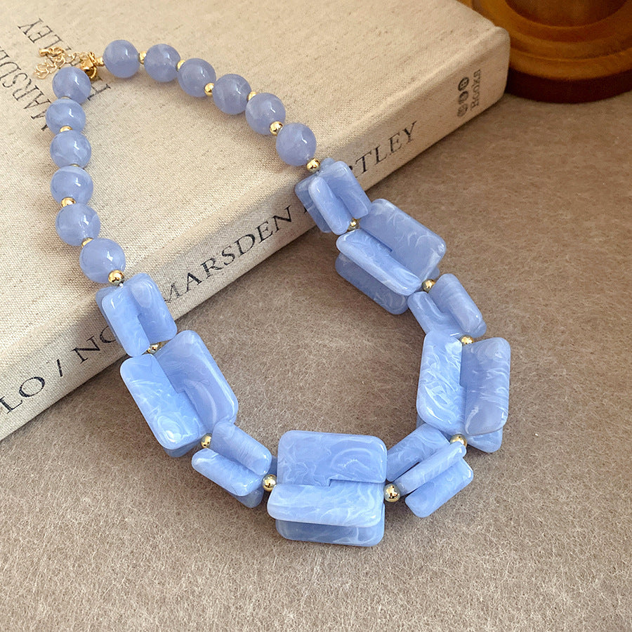 Dopamine Acrylic Beaded Sub Personality Light Luxury Bracelets