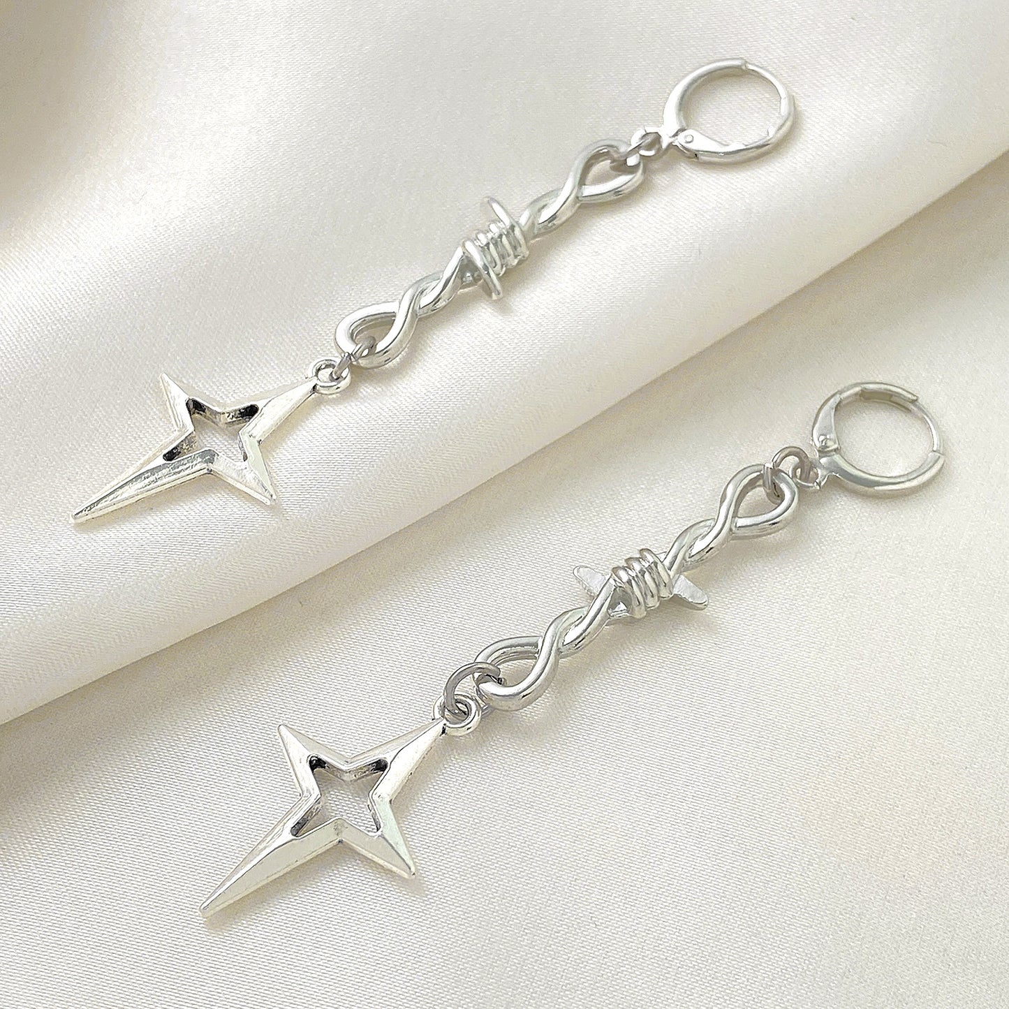 Barbed Stars Gothic Punk Cute Alternative Rings