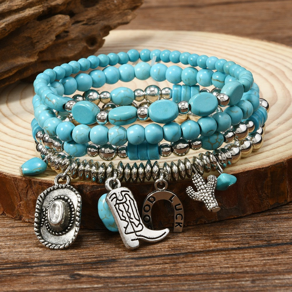 Natural Stone Crystal Personality Fashion Commuter Bracelets