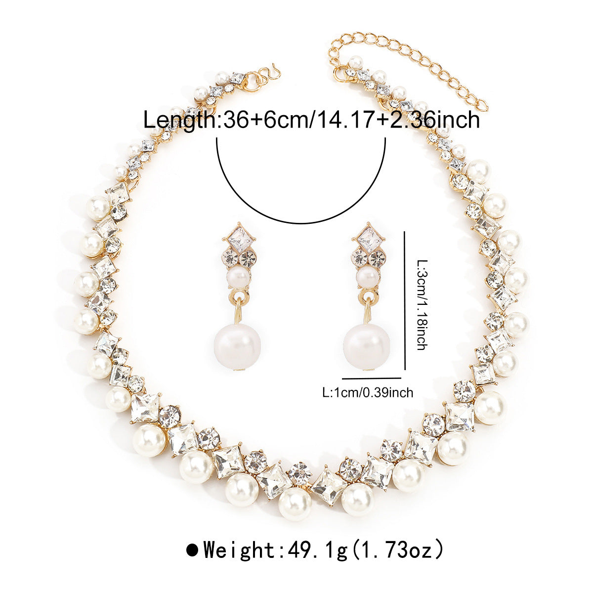 Wedding Versatile Imitation Pearl Short High-key Dignified Exquisite Necklaces
