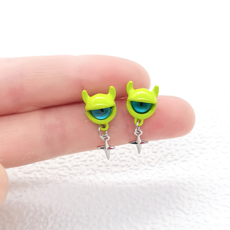 Funny And Cute Cartoon Little Monster Rings