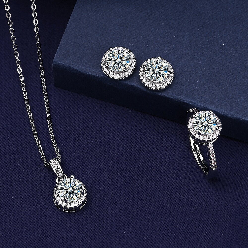 Live Imitation Color Moissanite Round Bag Bracelets