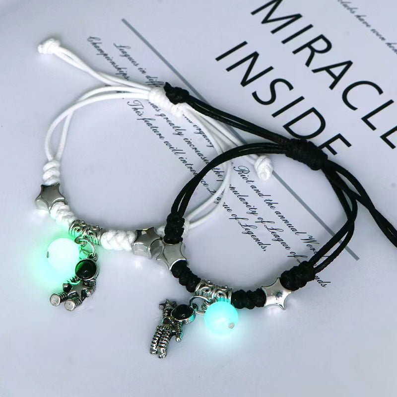 Women's & Men's & Luminous Female Two Girlfriends Friendship Bracelets