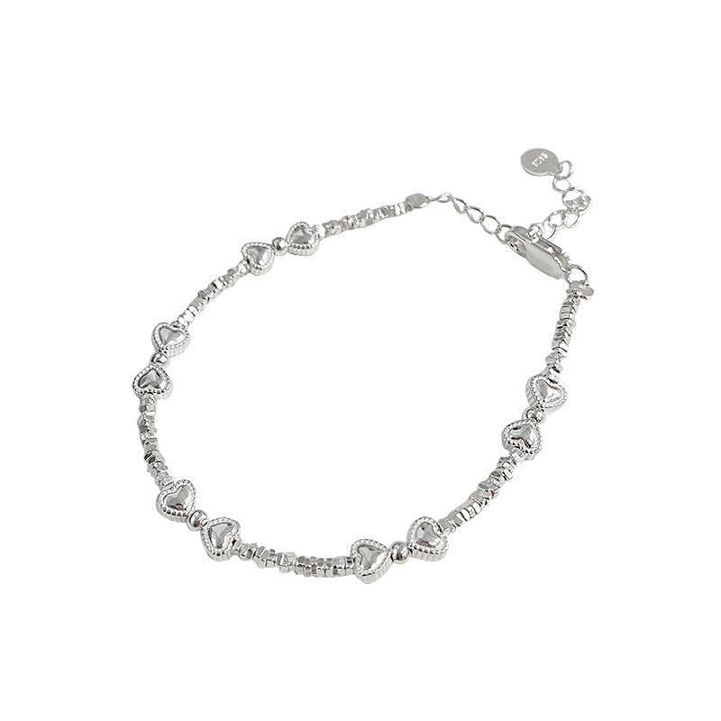 Armbänder aus Sterlingsilber mit Schleife und kleinen Teilen