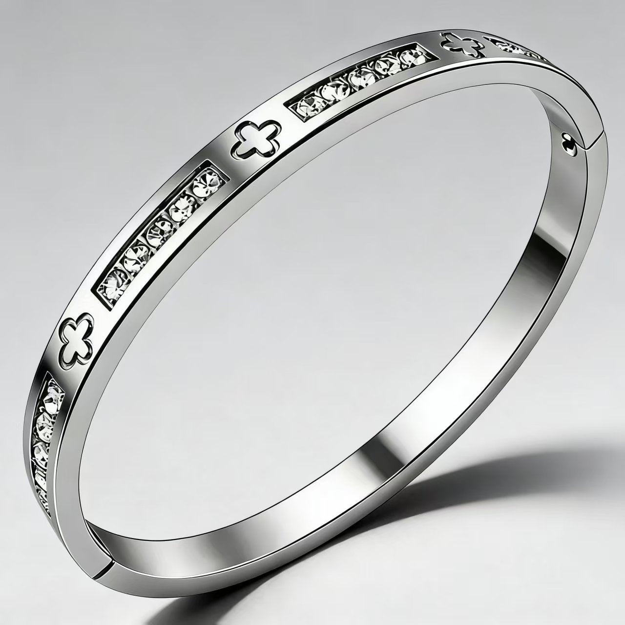 Titanium Steel Female Diamond High-grade Stainless Bracelet