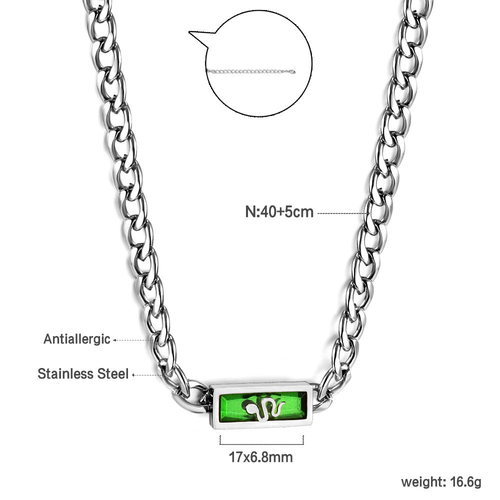 French Entry Lux Elegant Clavicle Chain Necklace