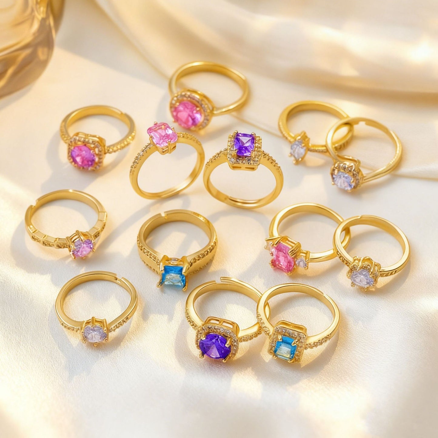 Light Luxury High Sense Opening Adjustable Rings