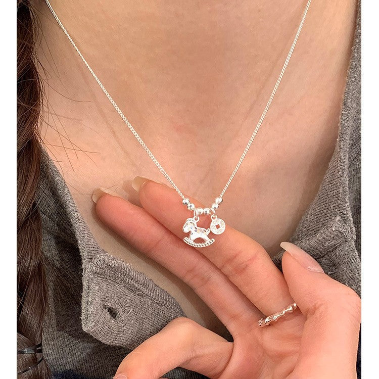Ice Trojan Female Affordable Luxury Fashion High-grade Sense Immediately Necklace