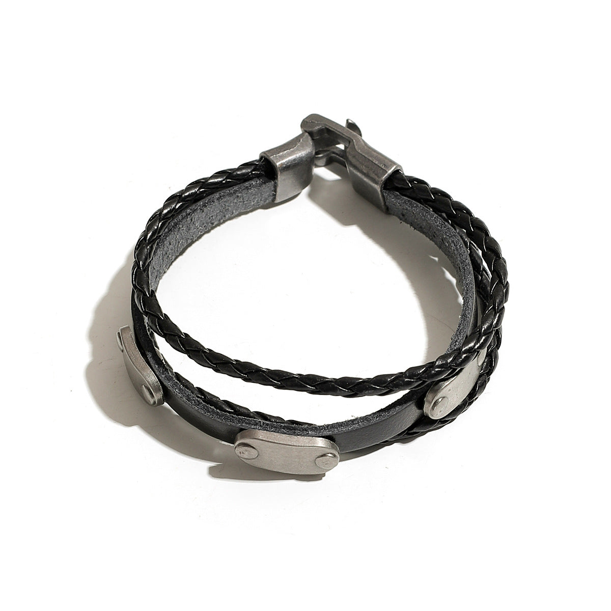 Men's Leather Simple And Stylish Personality High-grade Bracelets