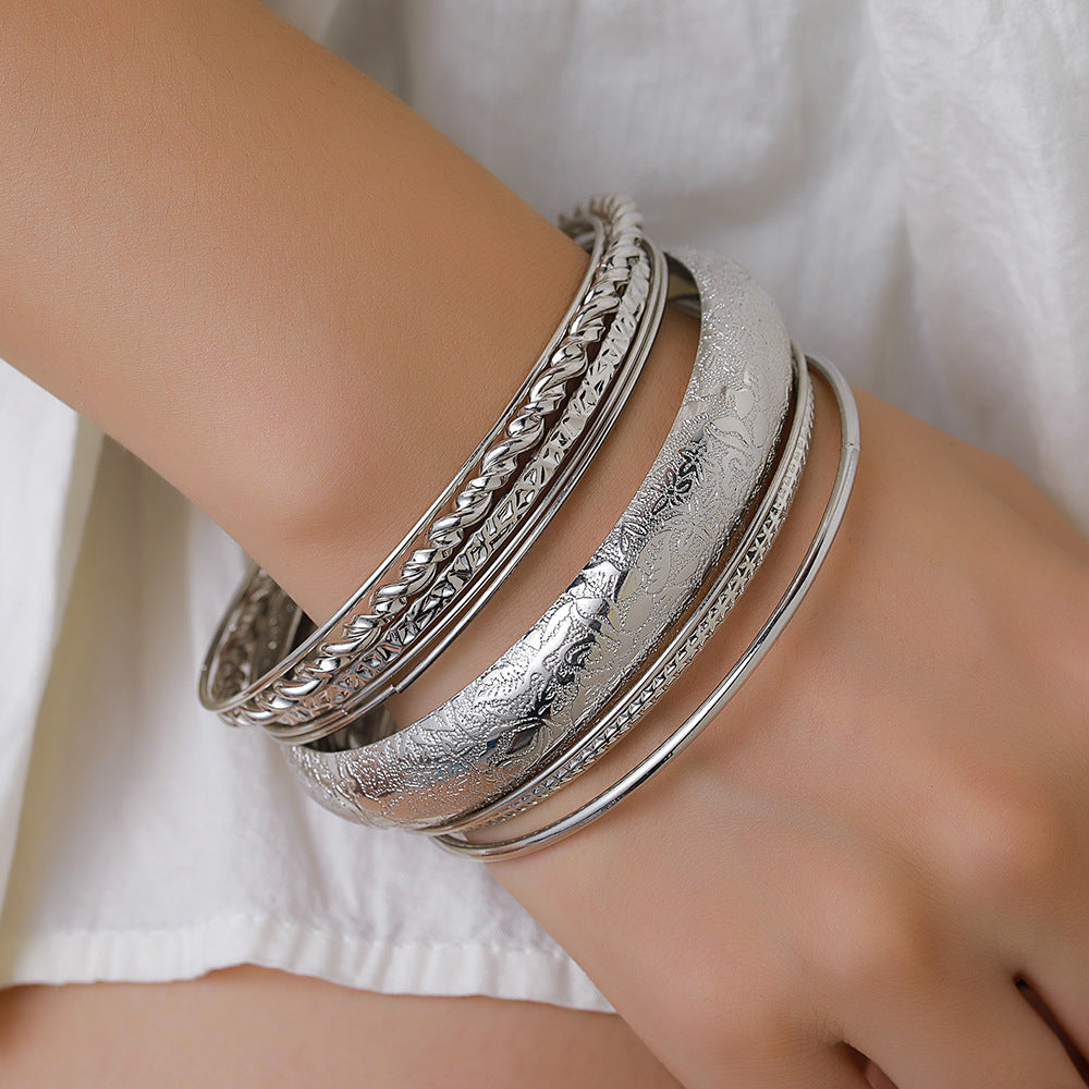 Wind Geometric Metal Female Fashion Bohemian Bracelets