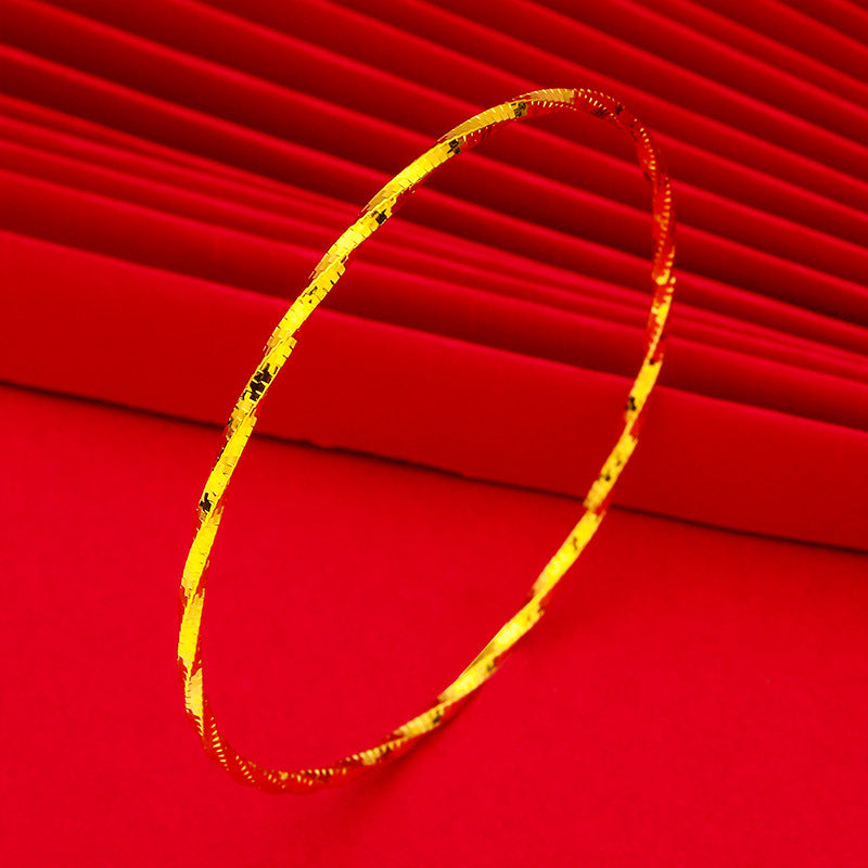 Classy Women's Vietnam Placer Gold Fine Bracelet