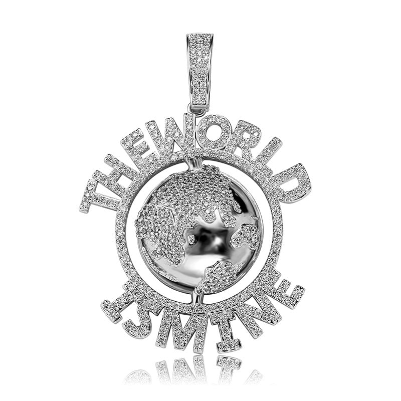 Women's & Men's & Hip Hop Pendant Glossy Zircon Necklaces