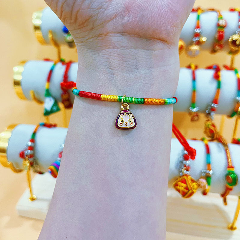 Dragon Boat Festival Colorful Rope Ethnic Style Hand-woven Adult Small Bracelets