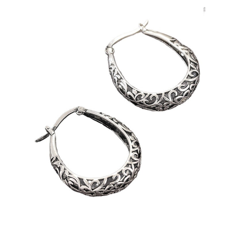 Unique Copper Korean Style Niche Design Earrings