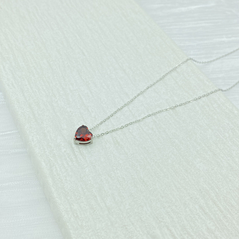 Diamond Love Twee Constellations Titanium Steel Material Does Necklace