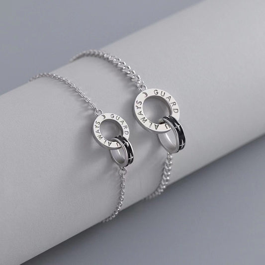 Double Couple Pair Korean Simple Design Bracelets