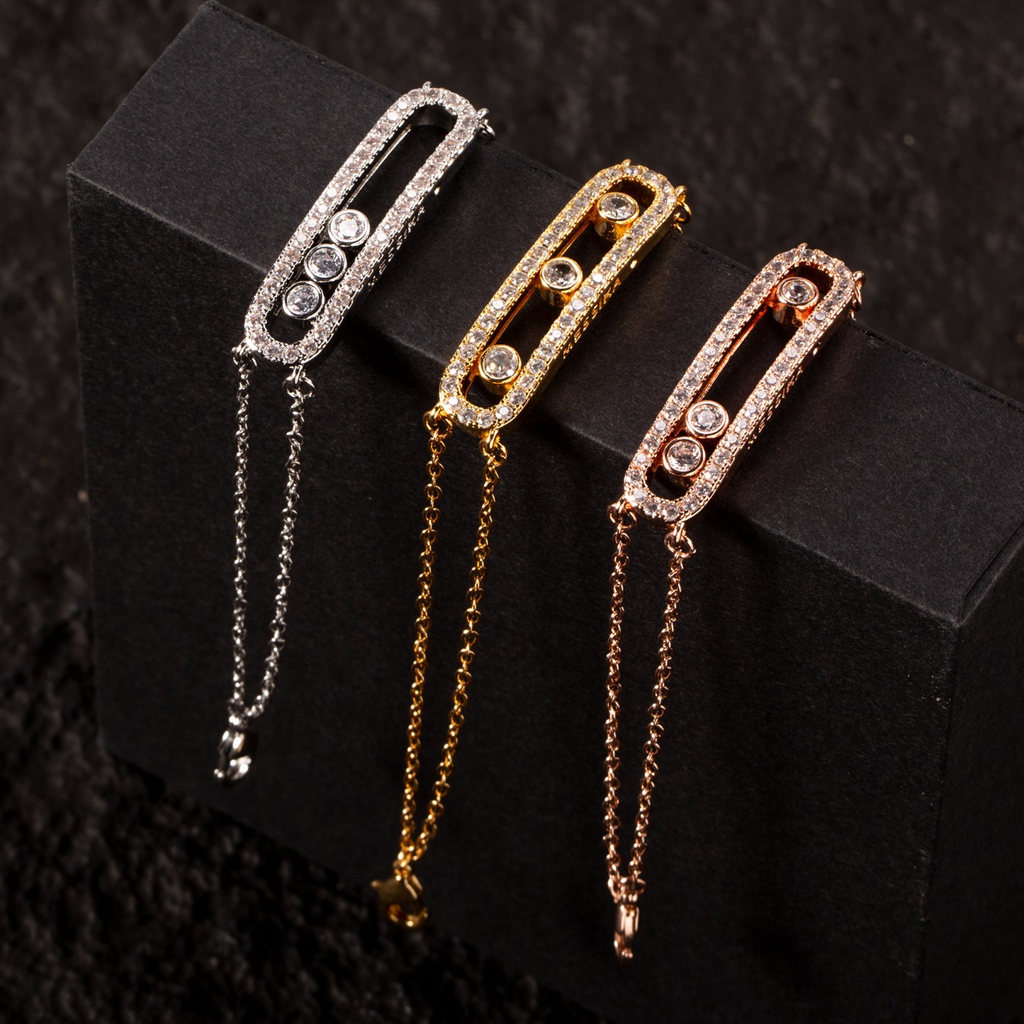 Full Diamond Classic Light Luxury High-grade Exquisite Gift Bracelets