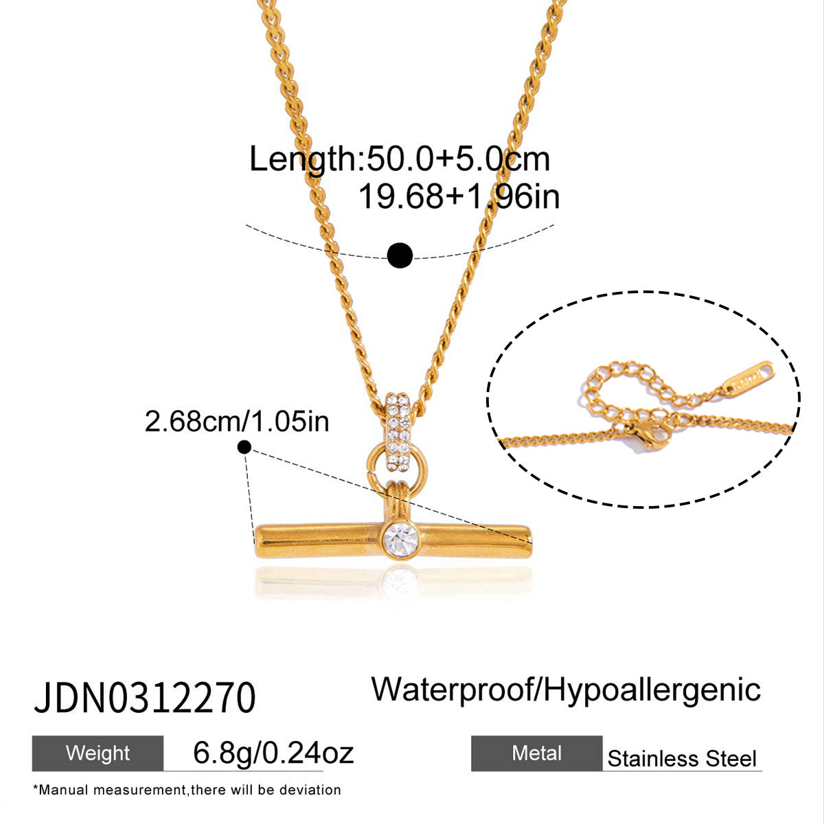 Ding Rod Zircon Titanium Steel Light Luxury Rings