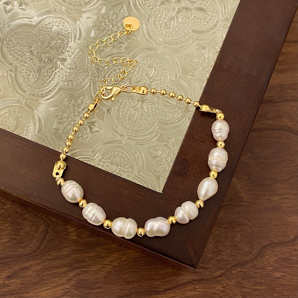 Women's Luxury Minority Natural Freshwater Stringed Pearls Necklaces