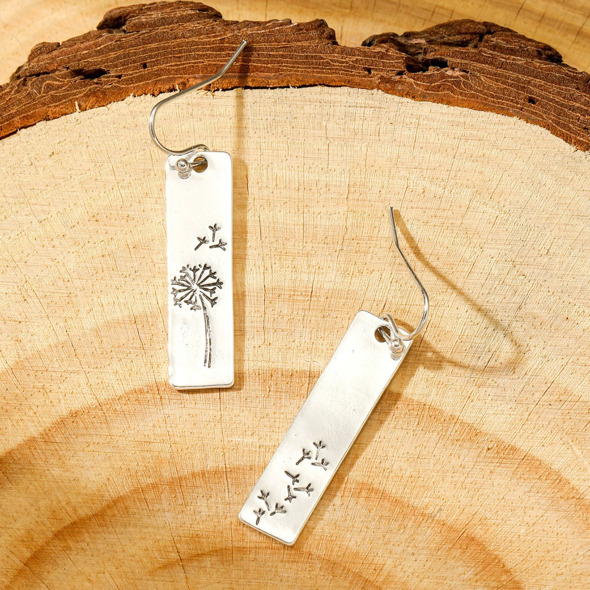 Women's Simple Retro Dandelion Personalized Fashion Long Earrings