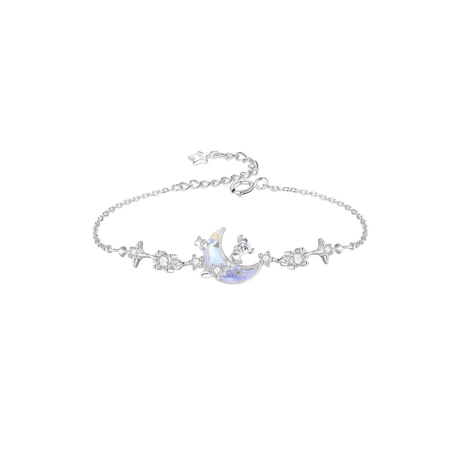 Star River Falling Dream Diamond Moon Bracelets