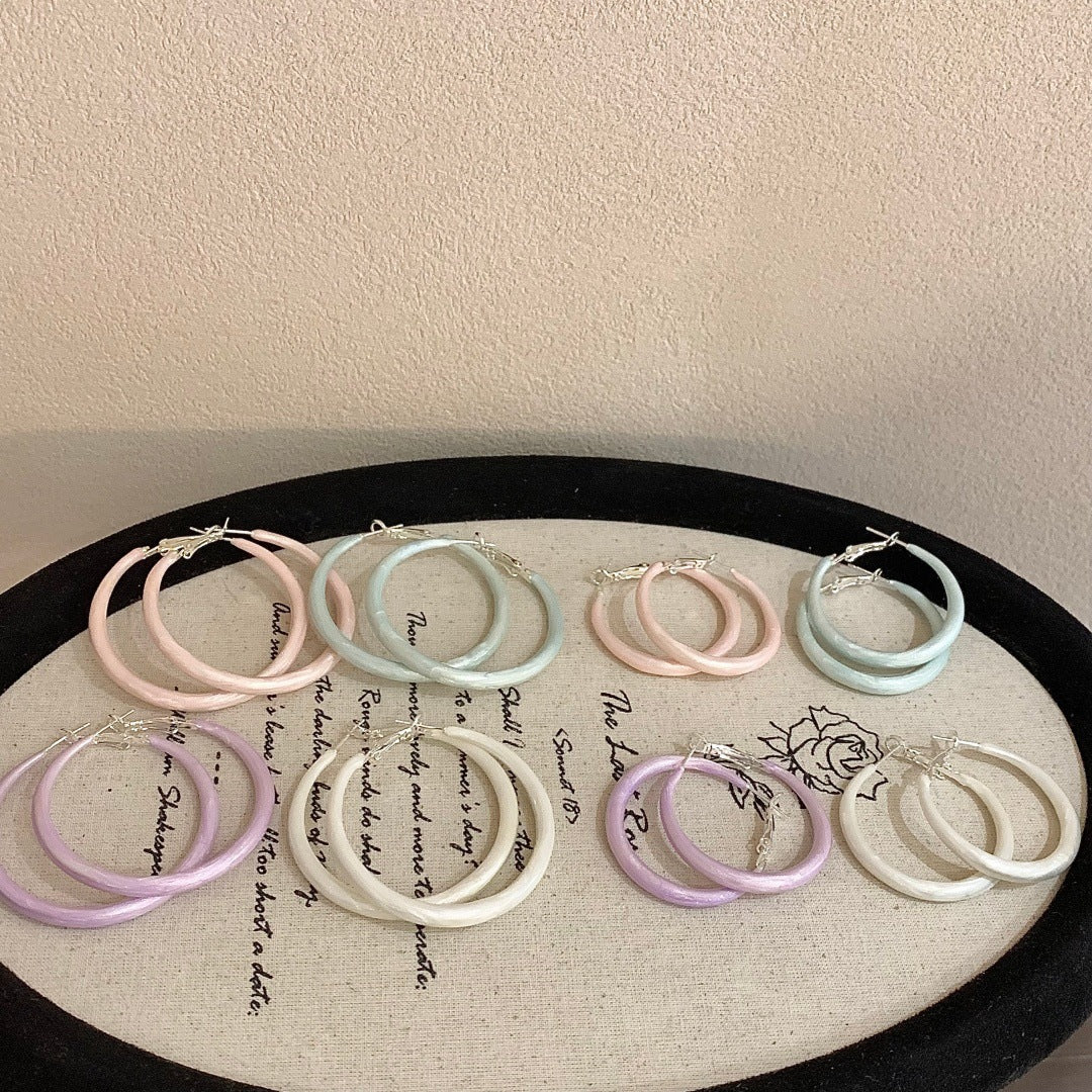 Ear Korean Simple Versatile Blooming Unique Beautiful Hot Stud Earrings