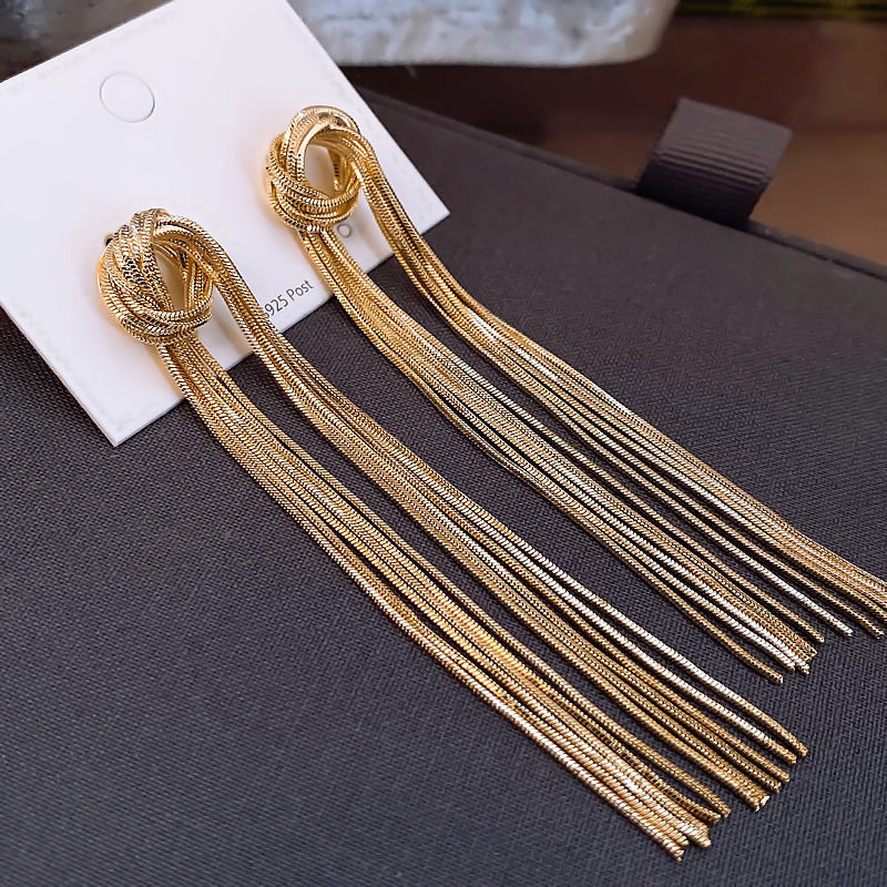 Shuting – boucles d'oreilles élégantes et personnalisées pour femmes, longues pampilles