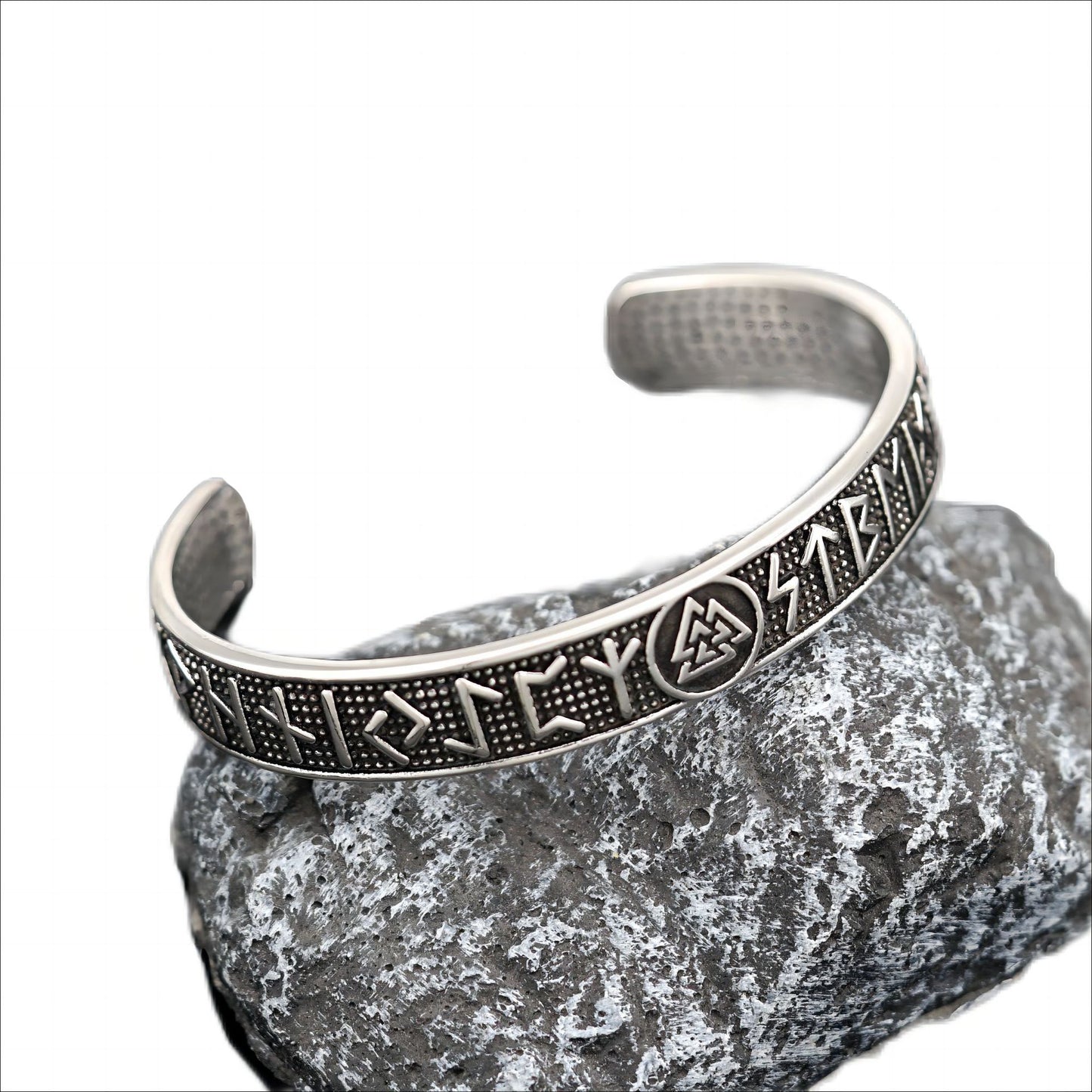Viking Triangle Knot Titanium Steel Retro With Bracelet