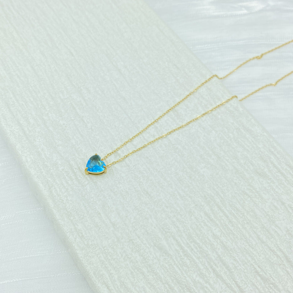 Diamond Love Twee Constellations Titanium Steel Material Does Necklace