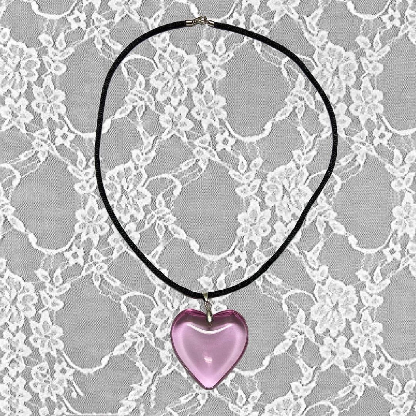 Women's Beautiful Love Fashion Heart Pendant Straight Necklaces