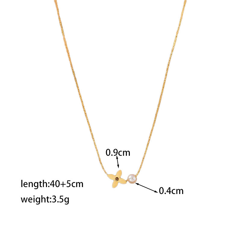 Women's Entry Lux Exquisite Niche Clavicle Chain Necklaces