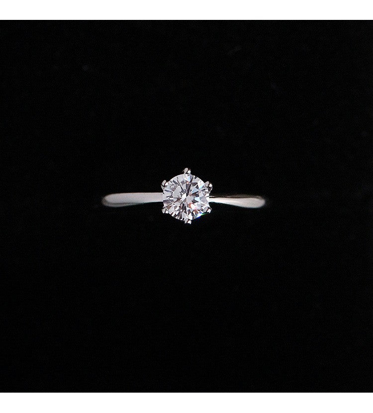 Women's Diamond Wedding Couple Opening Adjustable Fashion Rings