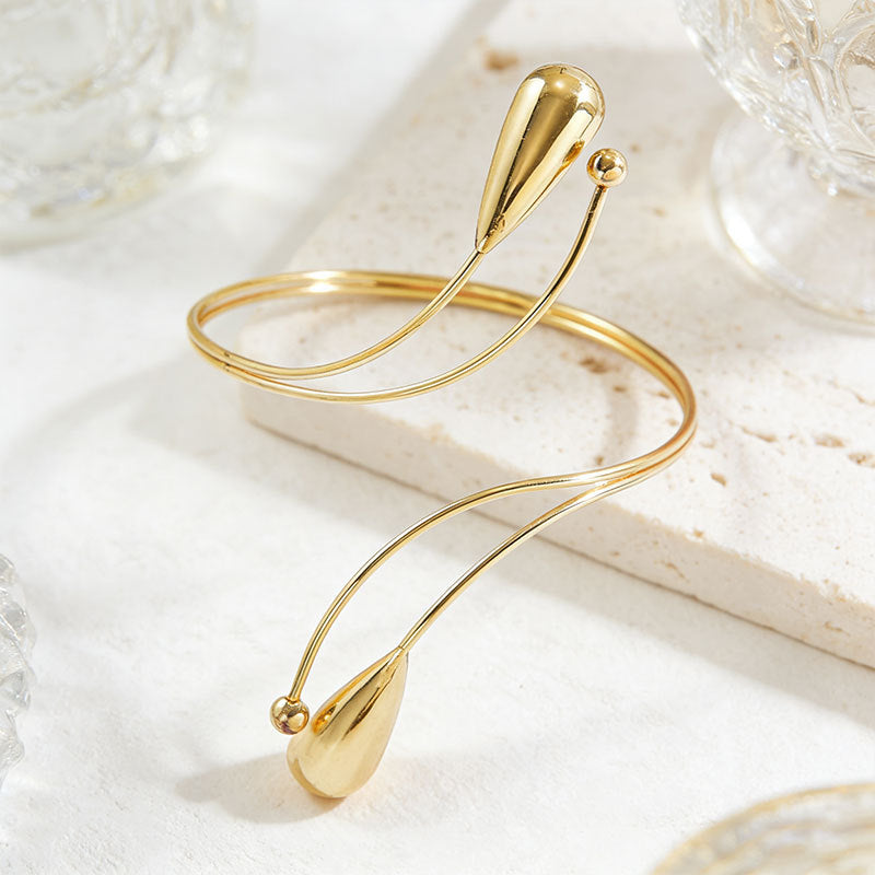 Adjustable Water Drop Armband High Sense Exaggerated Personalized Fashion Hand Bracelet