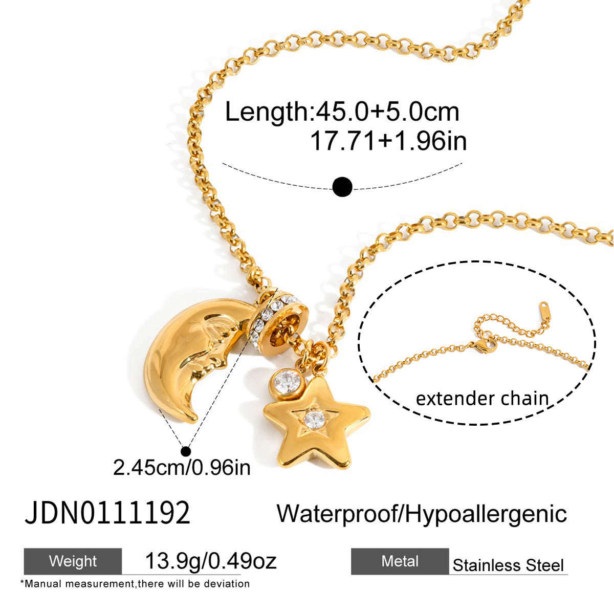 Women's Titanium Steel Zircon Light Luxury High-grade Clavicle Necklace