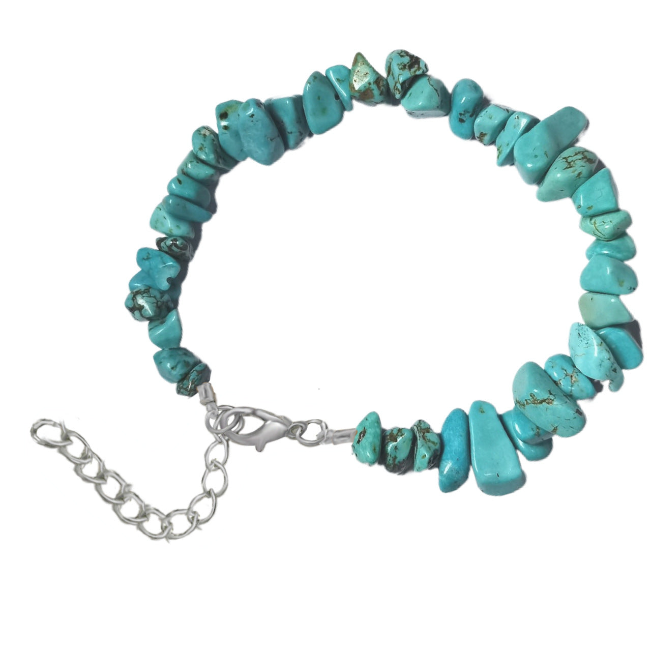 Natural Crystal Agate Gravel Stone Irregular Bracelets