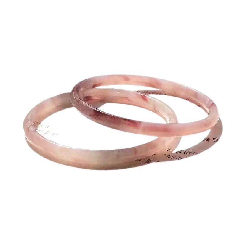 Colored Glass Imitation Jade Retro Stall Gift Bracelets
