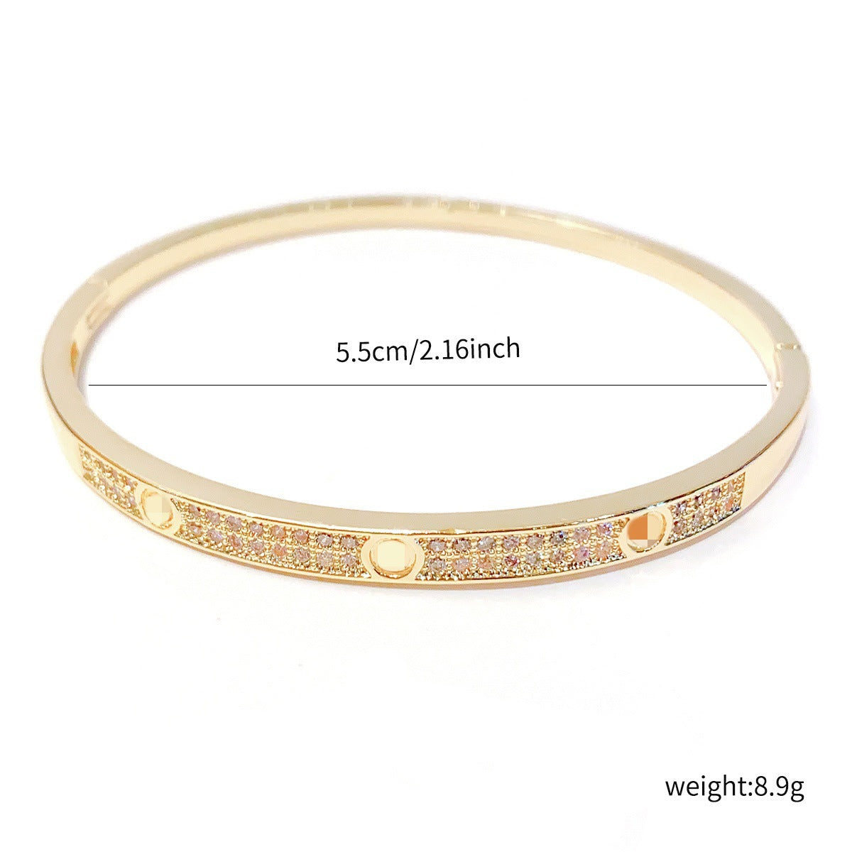Nail Sparkling Zircon High-grade Female Affordable Luxury Bracelet