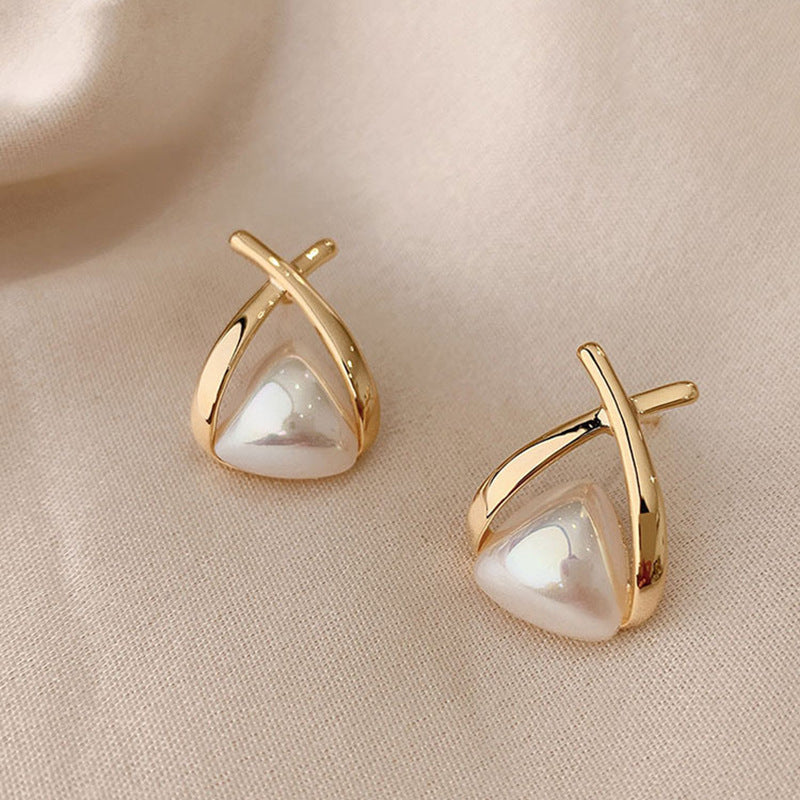 Women's Sterling Sier Needle Elegant Light Luxury Earrings