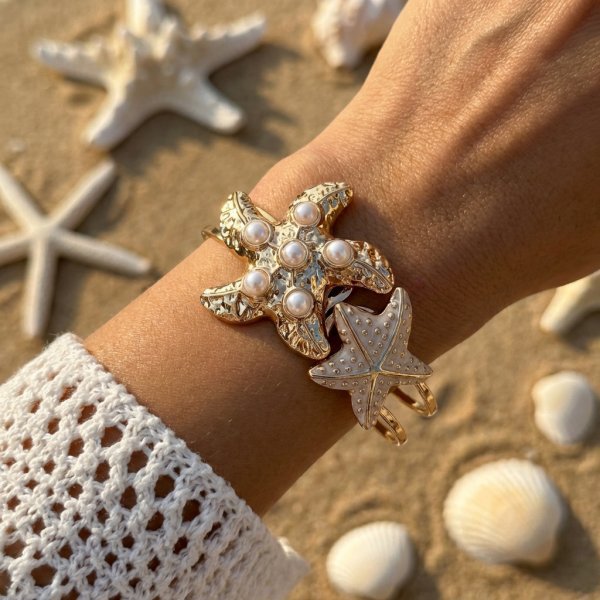 Ocean Style High Sense Seaside Holiday Shell Starfish Bracelet