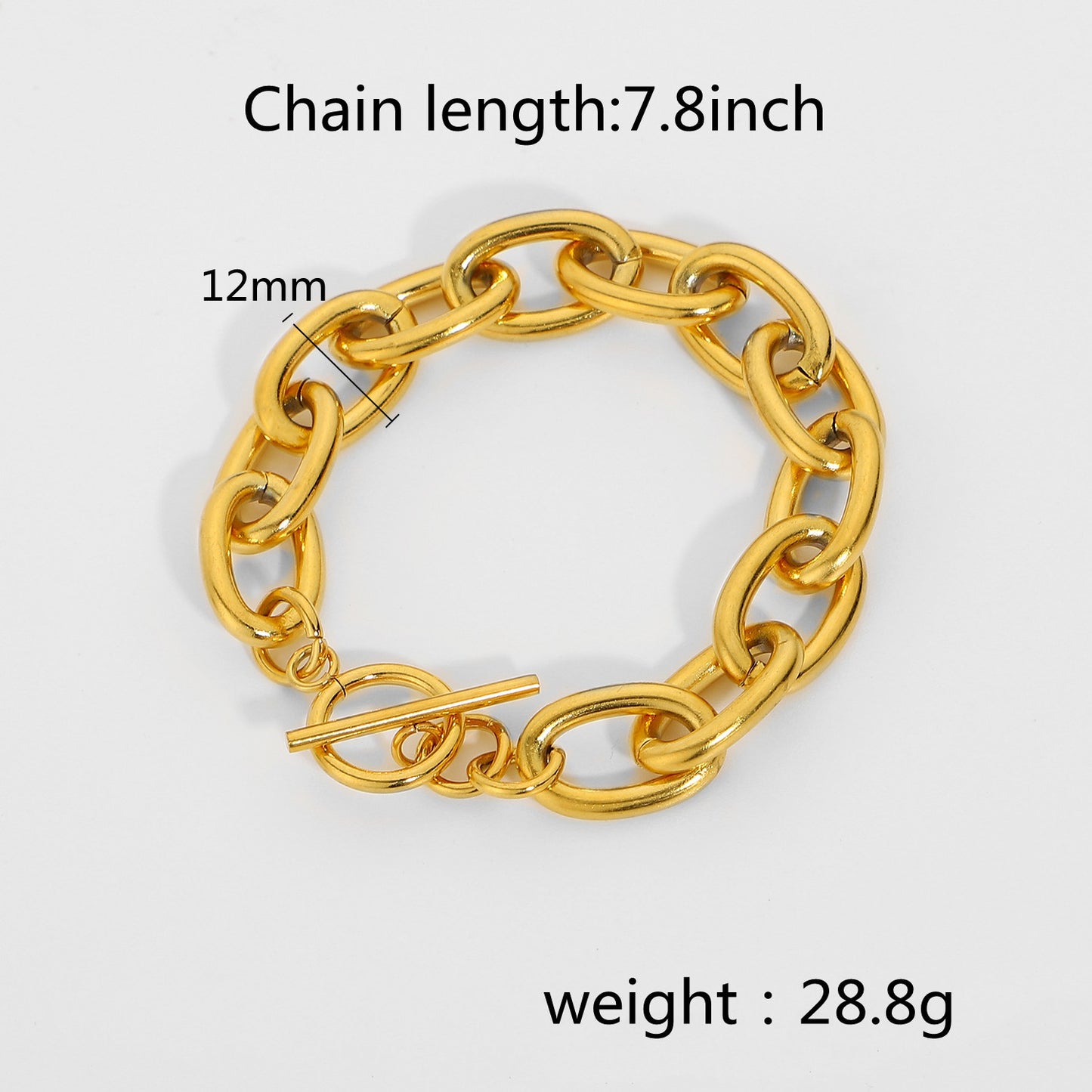 Women's Link Chain Brace Lace Flat Snake Bracelets