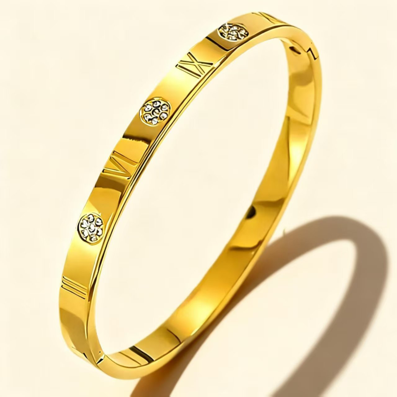 Titanium Steel Female Diamond High-grade Stainless Bracelet