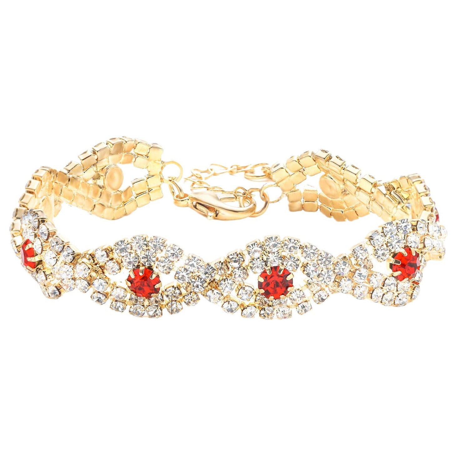 Women's Casual Hot Rhinestone Crystal Bridal Bracelets