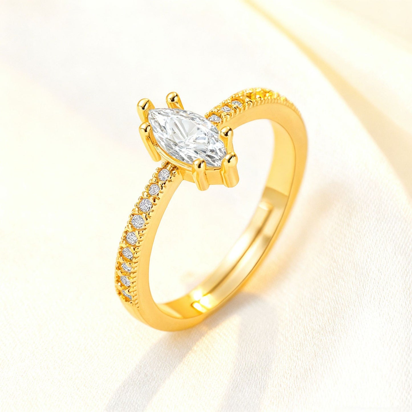 Light Luxury High Sense Opening Adjustable Rings