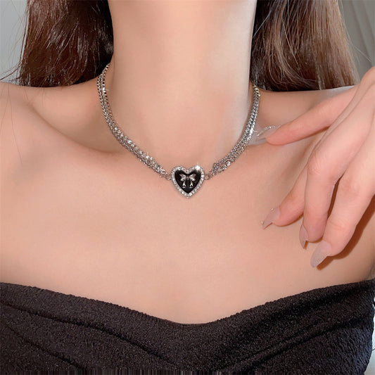 Nœud pour femmes, colliers de clavicule de Style classique, doux et Cool